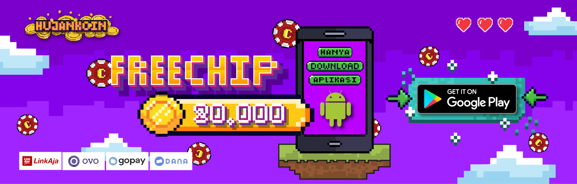 Free Chip 20rb Hanya dengan Download APK