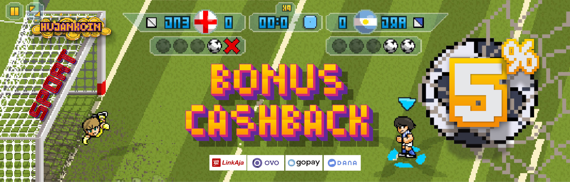 Bonus Cashback Sports 5%